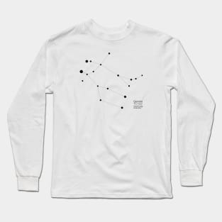 Gemini Zodiac Constellation Long Sleeve T-Shirt